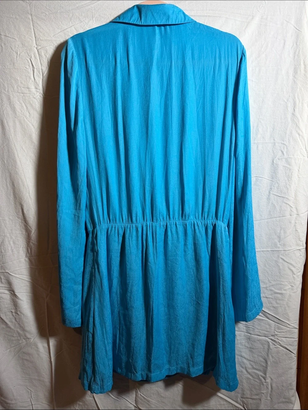 Free People Turquoise Draped Blazer Jacket